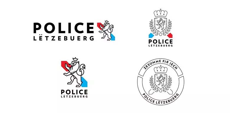 为树立更好形象，卢森堡警察局推出全新视觉形象设计
