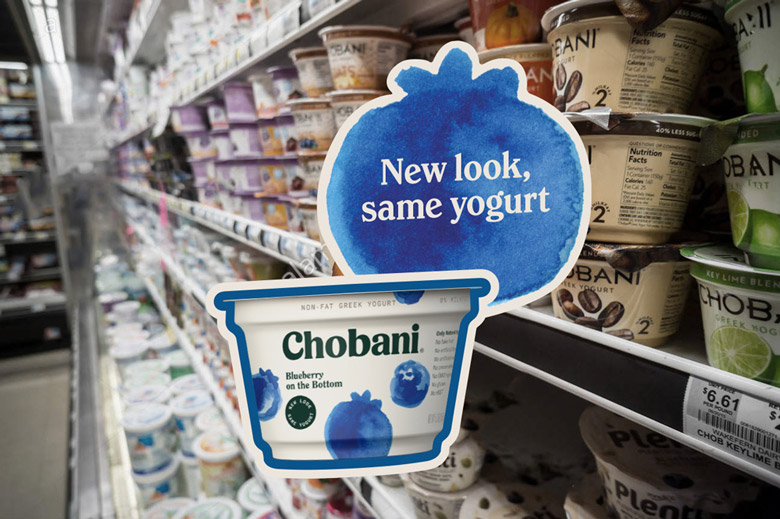 美国酸奶巨头Chobani更换全新LOGO和包装